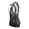 CandyMan Body Dentelle Dos Nu Psyché Noir